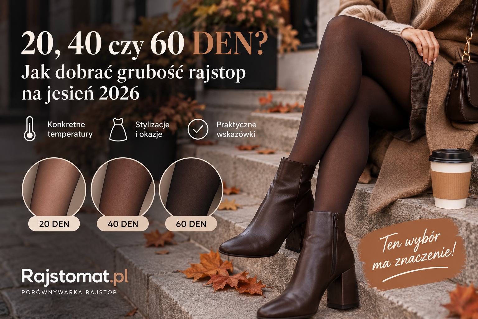 20, 40 czy 60 DEN? Jak dobrać grubość rajstop na jesień 2026